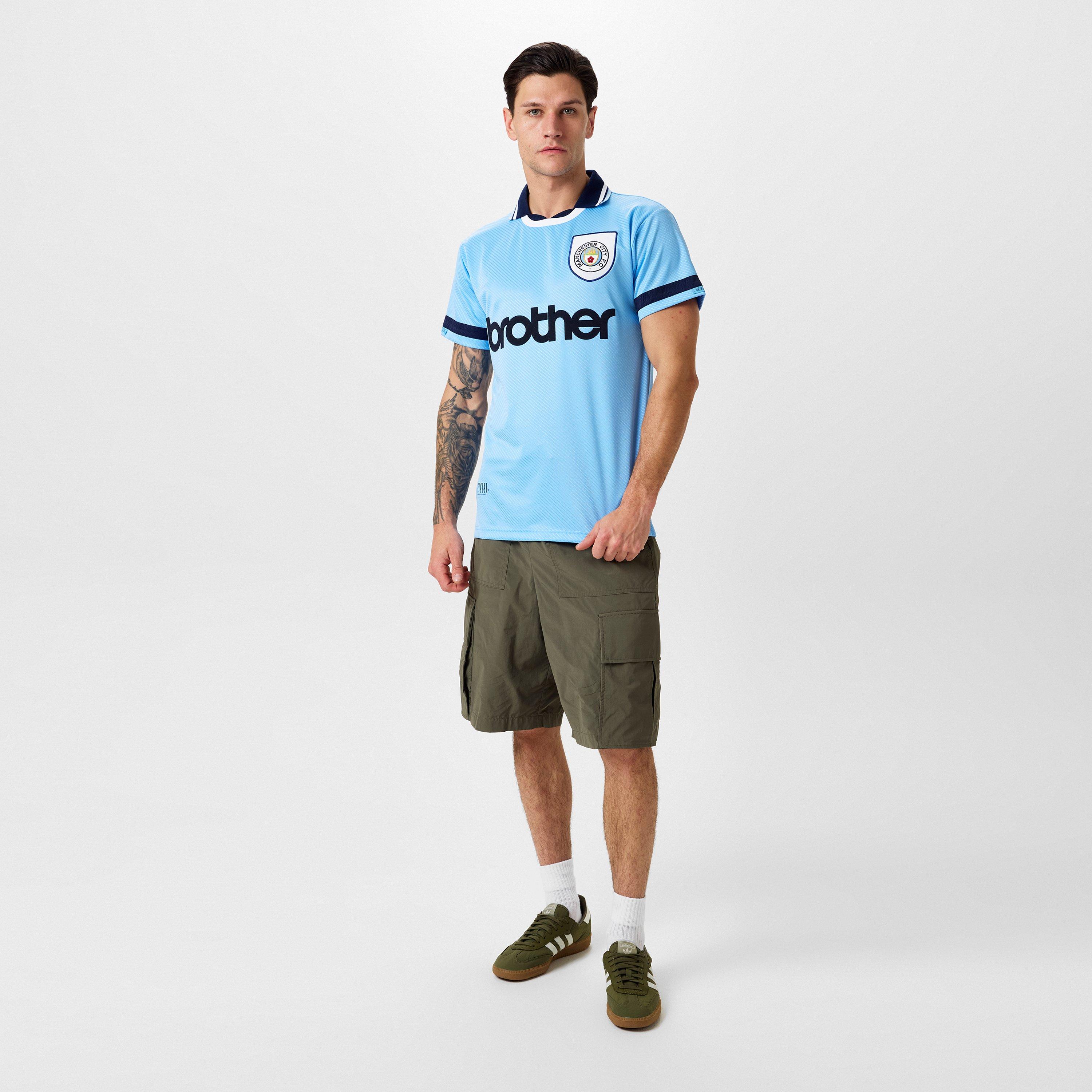 Score Draw SD Manchester City FC Home Shirt 1994 1995 Adults