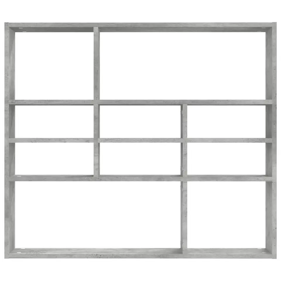 vidaXL - Wandmeubel - Grijs - Bewerkt hout