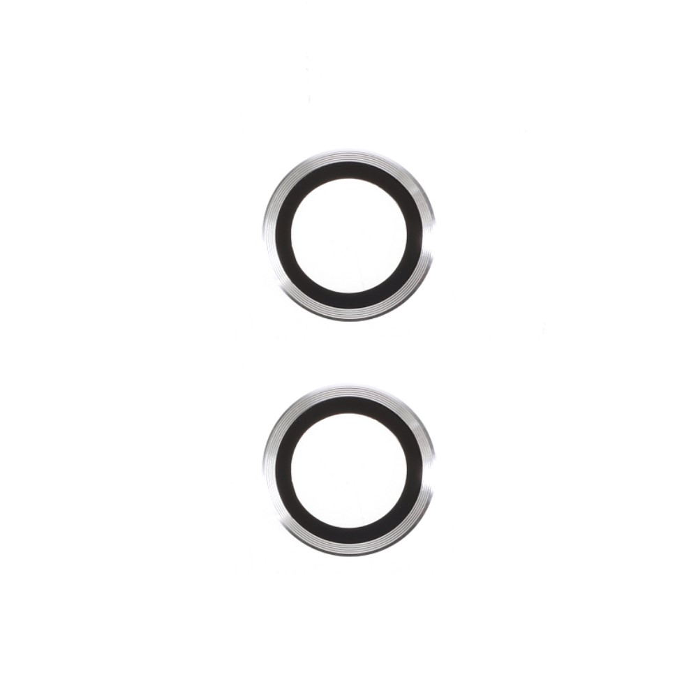 iPhone 13 / iPhone 13 Mini Kameraschutz Objektiv Ring Protector Abdeckung - Silber