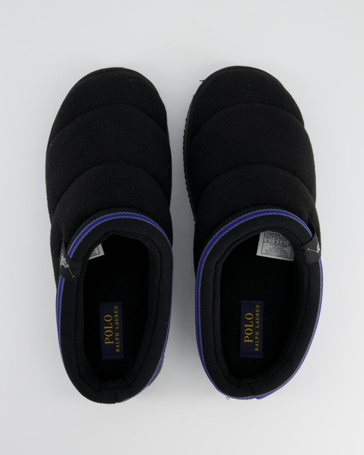 Polo Ralph Lauren Sutton Scuff Hausschuhe in Schwarz