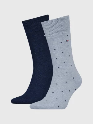 Pacote com 2 pares de meias clássicas de bolinhas