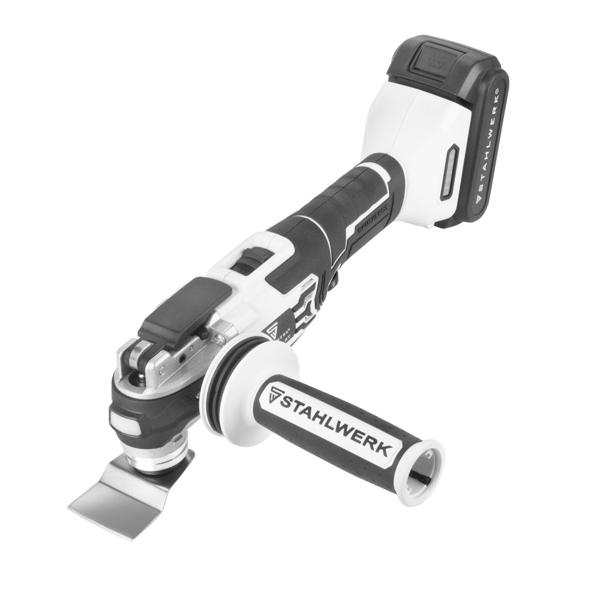 STAHLWERK Delta Sander Multicutter Accu Multifunctioneel Gereedschap 900 W Borstelloos