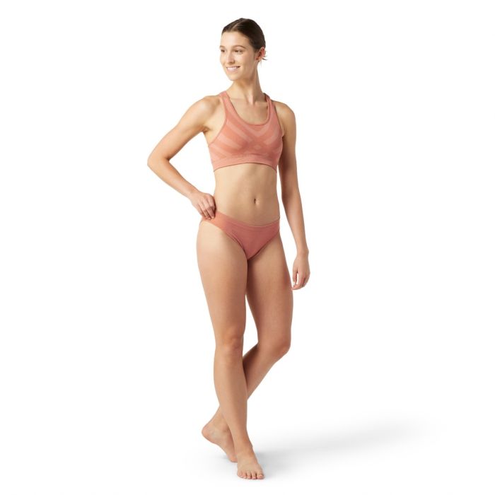 Smartwool Dame Undertøj og basislag Merino Sport Seamless Bikini Boxed Rød