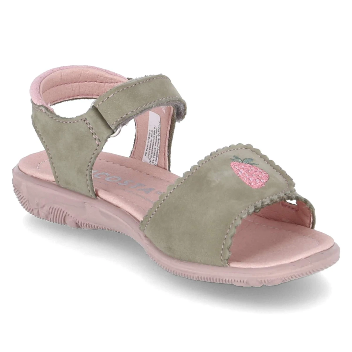PepinoSandalen MIMA - eukalyptus/blush (Erdbeere)