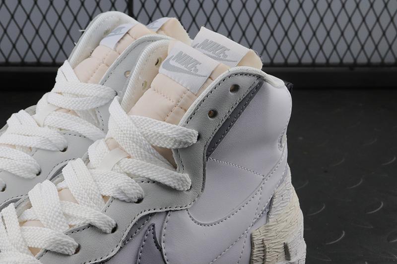 Nike Blazer High Sacai White Grey