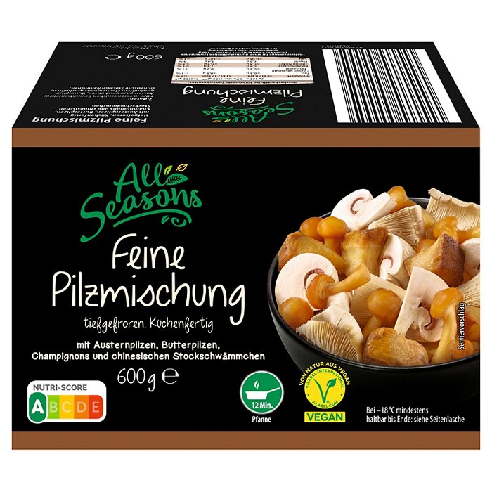 ALL SEASONS Pilzmischung 600 g, Feine Pilzmischung