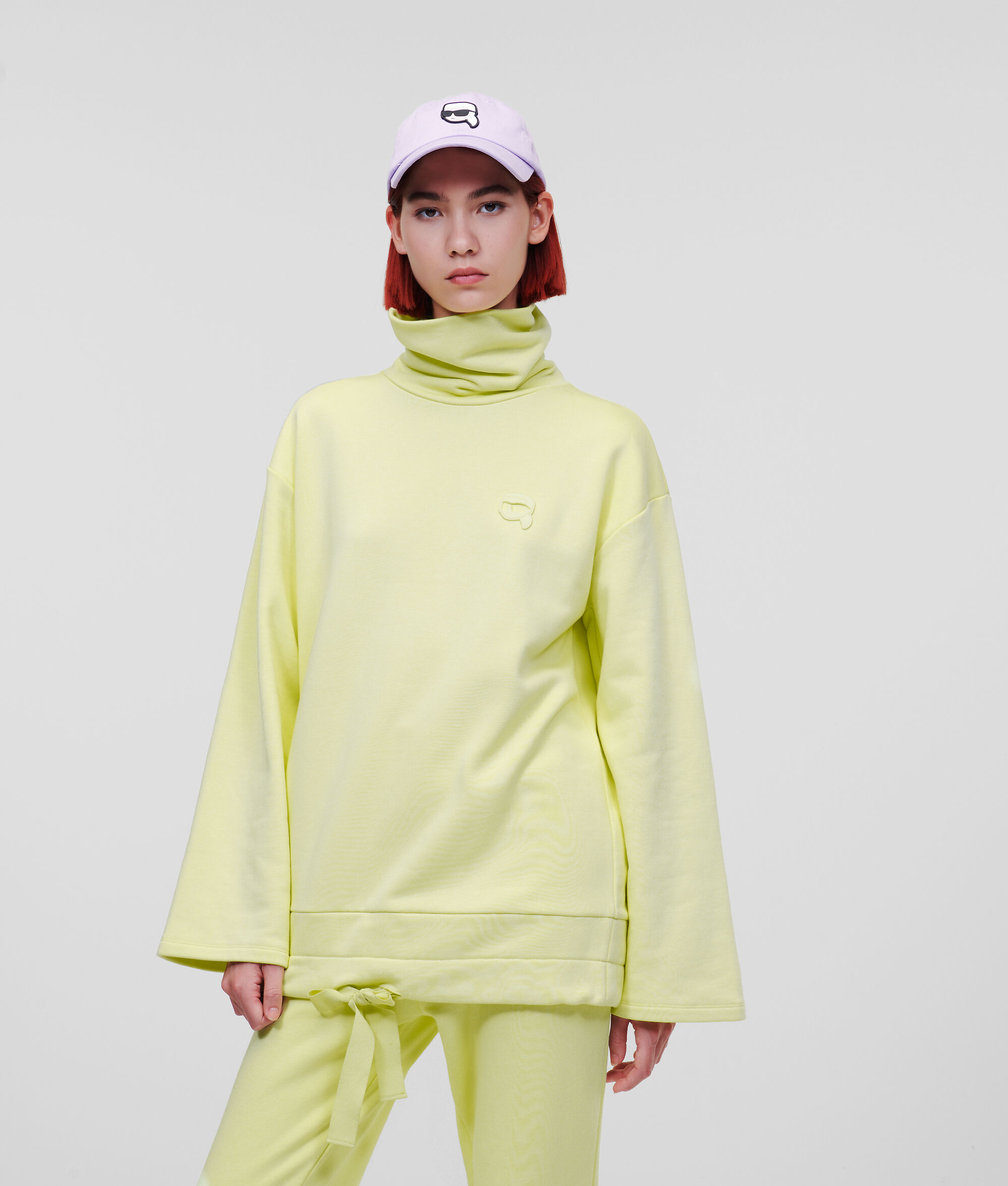 SWEAT-SHIRT COL MONTANT KARL IKONIK