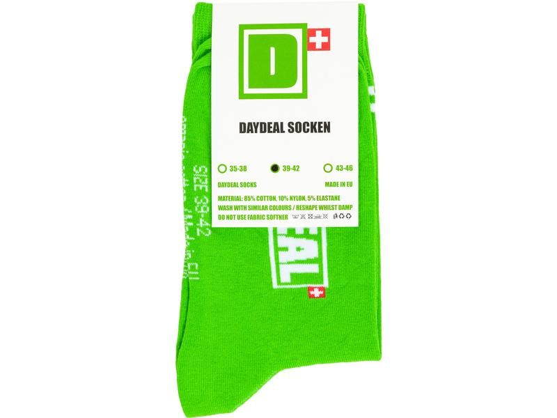 DayDeal.ch DayDeal Collection Grösse 39- 42, Grün Socken im DayDeal-Design