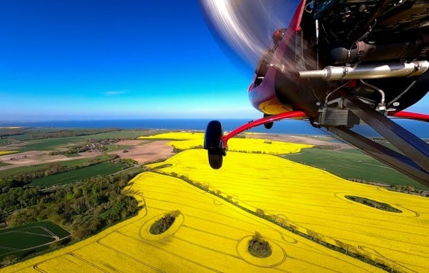 Tragschrauber Rundflug Grube