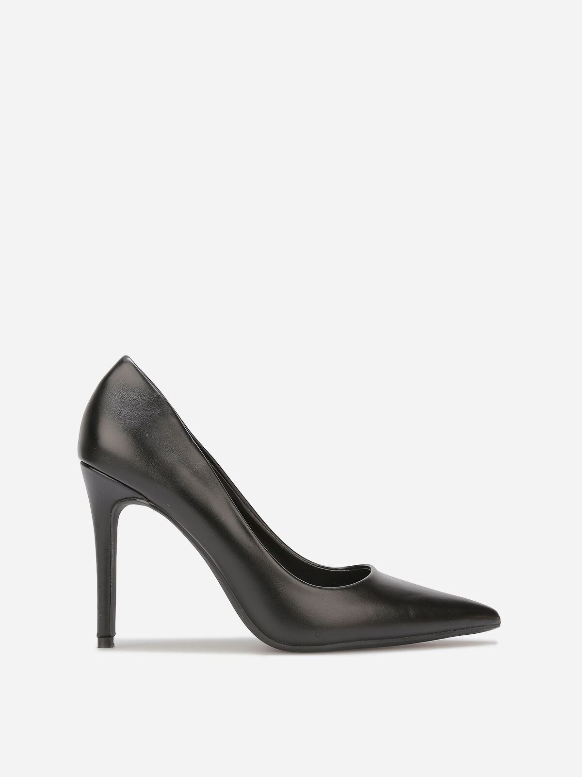 Escarpins pointus basiques en simili- Noir