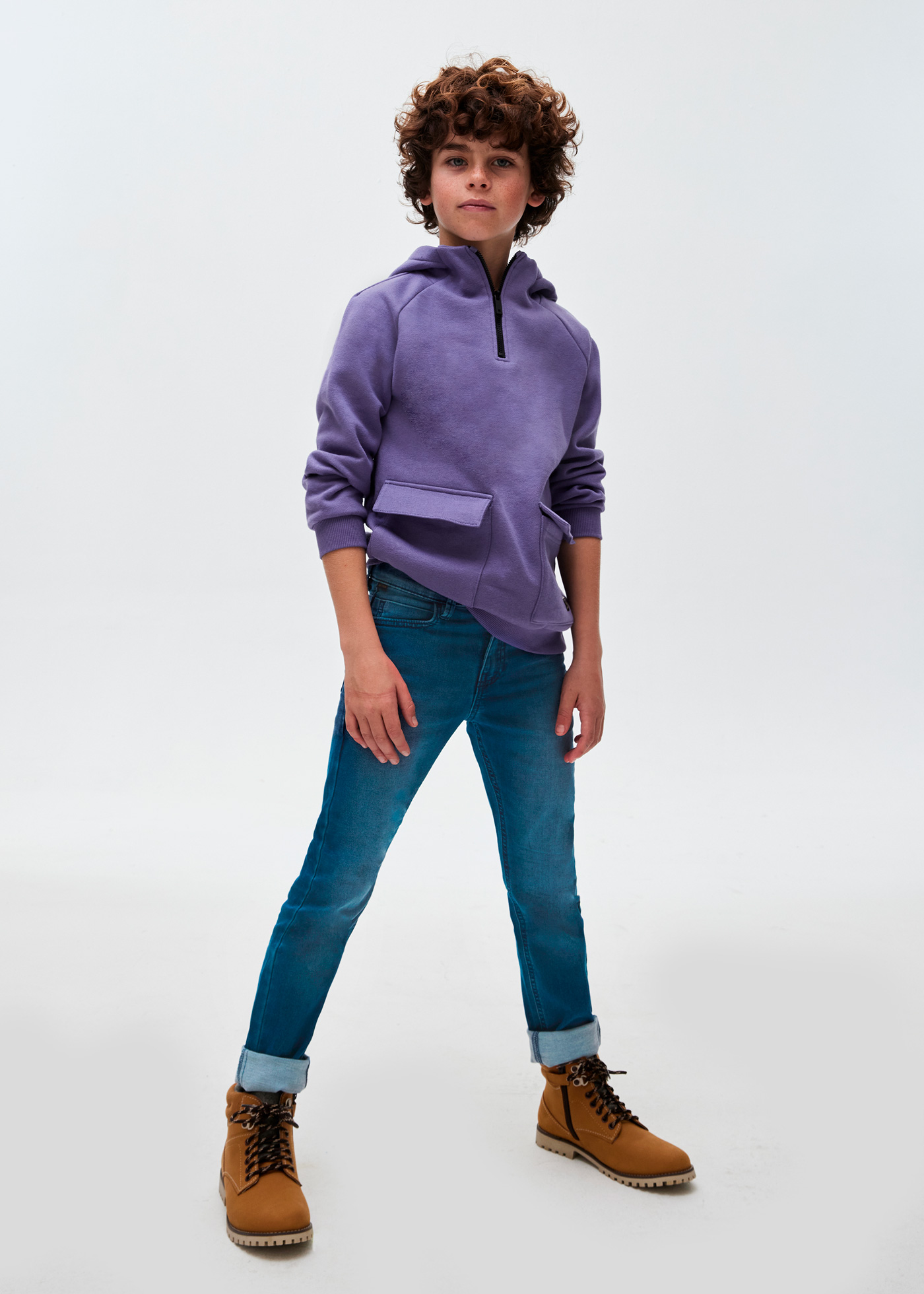 Calça jeans slim fit Better Cotton para meninos