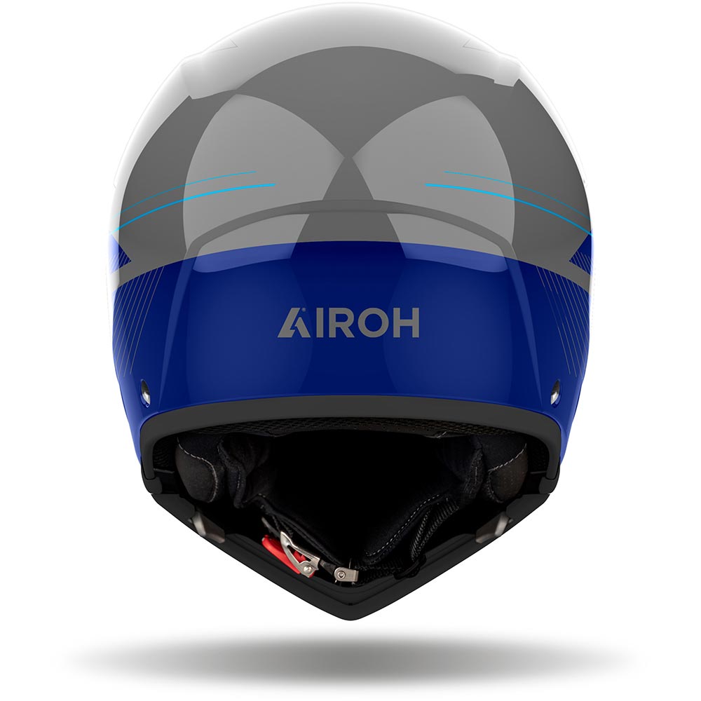 Airoh - Casque J 110 Slim Bleu / Gris / Navy / Brillant