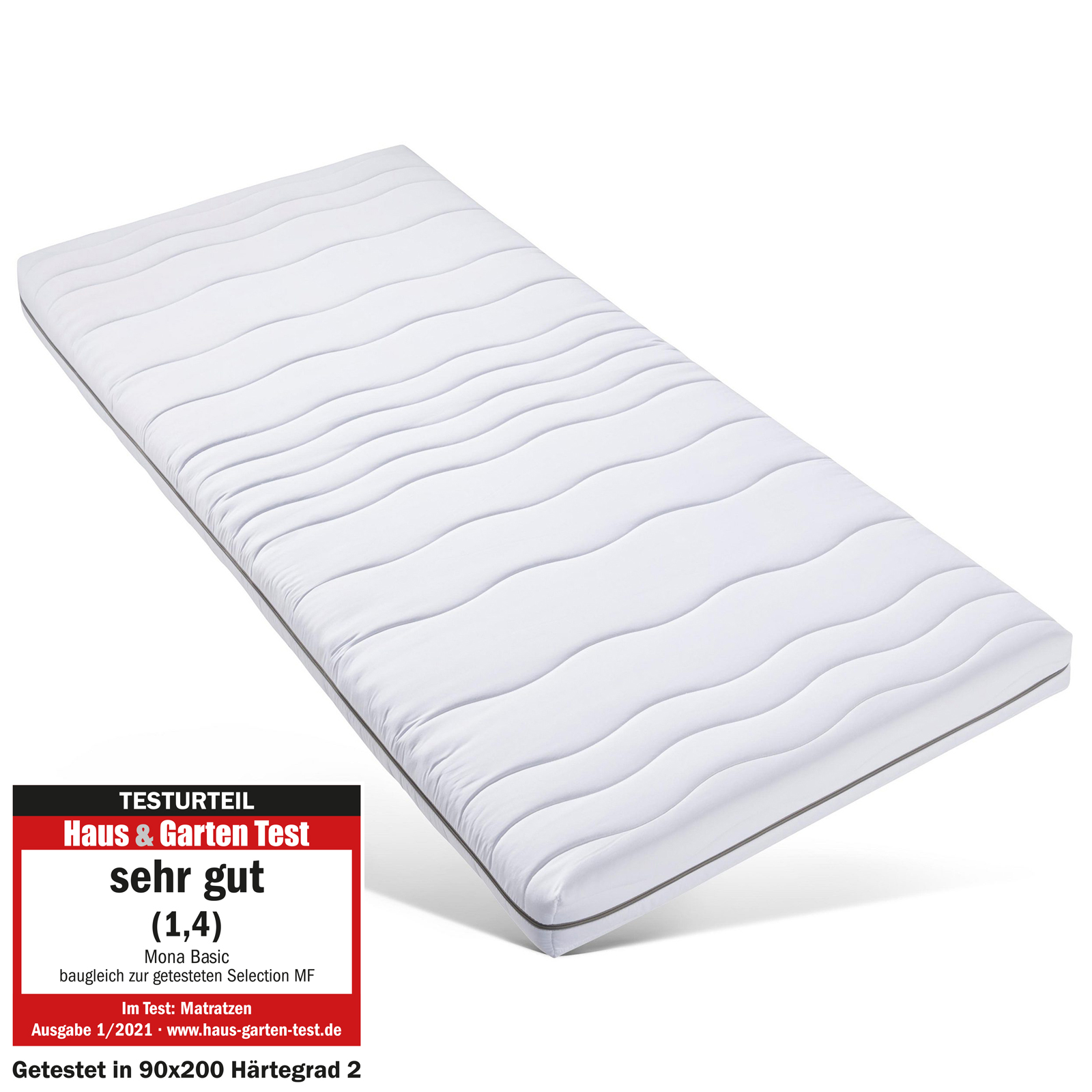 Komfortschaummatratze MONA BASIC - H2 - 90x200 cm