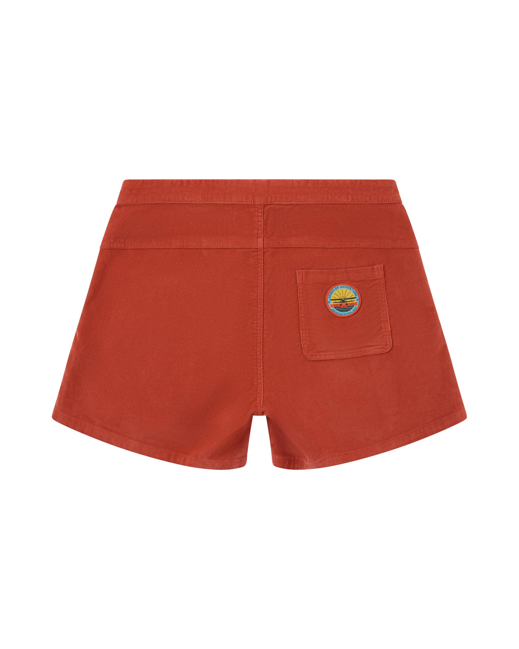 Amundsen 5Incher Cord G. Dyed Shorts Terra Red