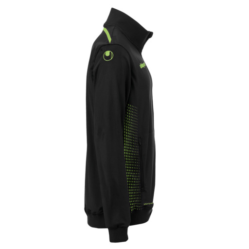 Jaqueta esportiva Score Track Jacket, preta/verde fluorescente, Uhlsport