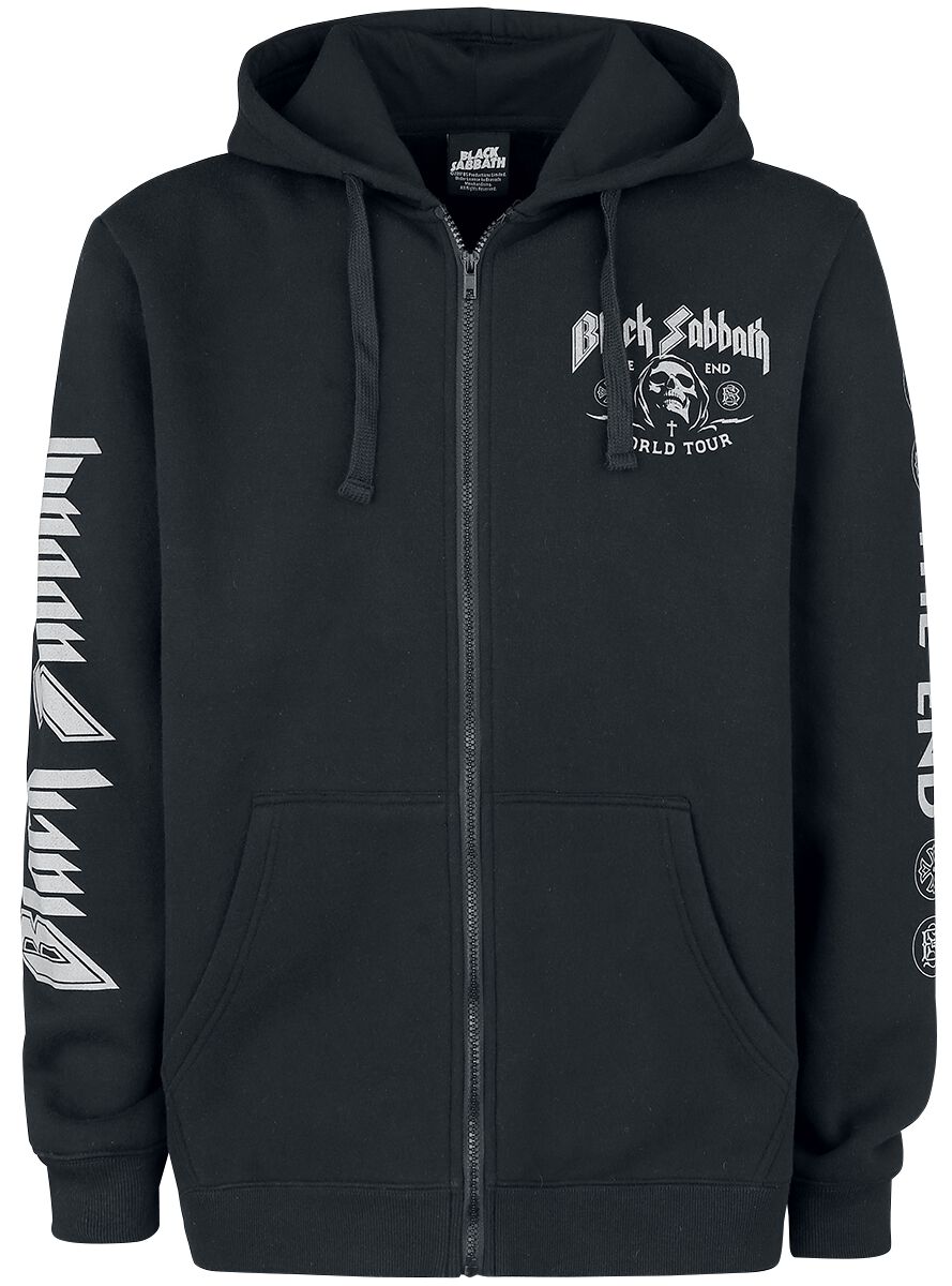 The End - Grim Reaper | Black Sabbath Sweat-shirt zippé à capuche