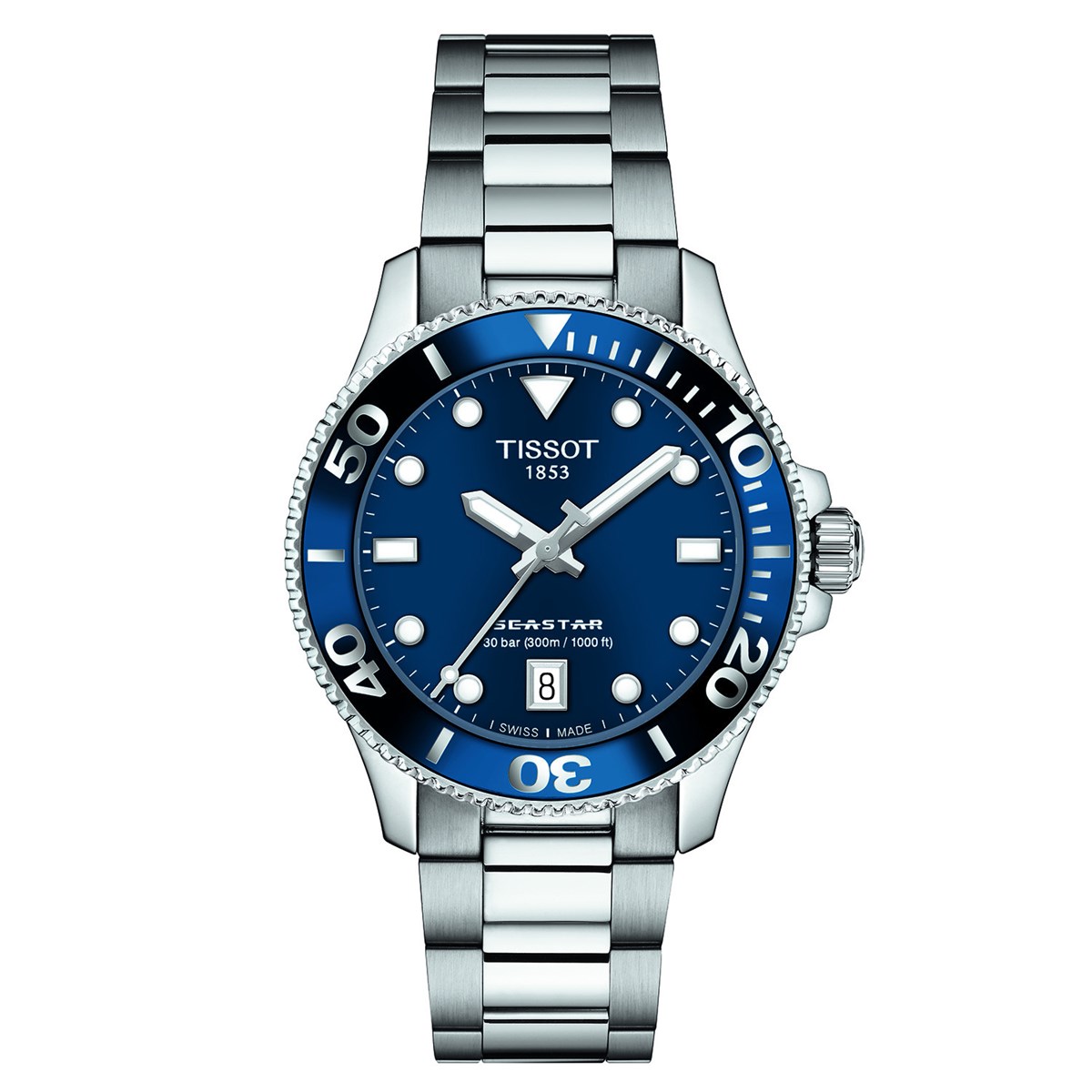 Montre femme Tissot Seastar bleu
