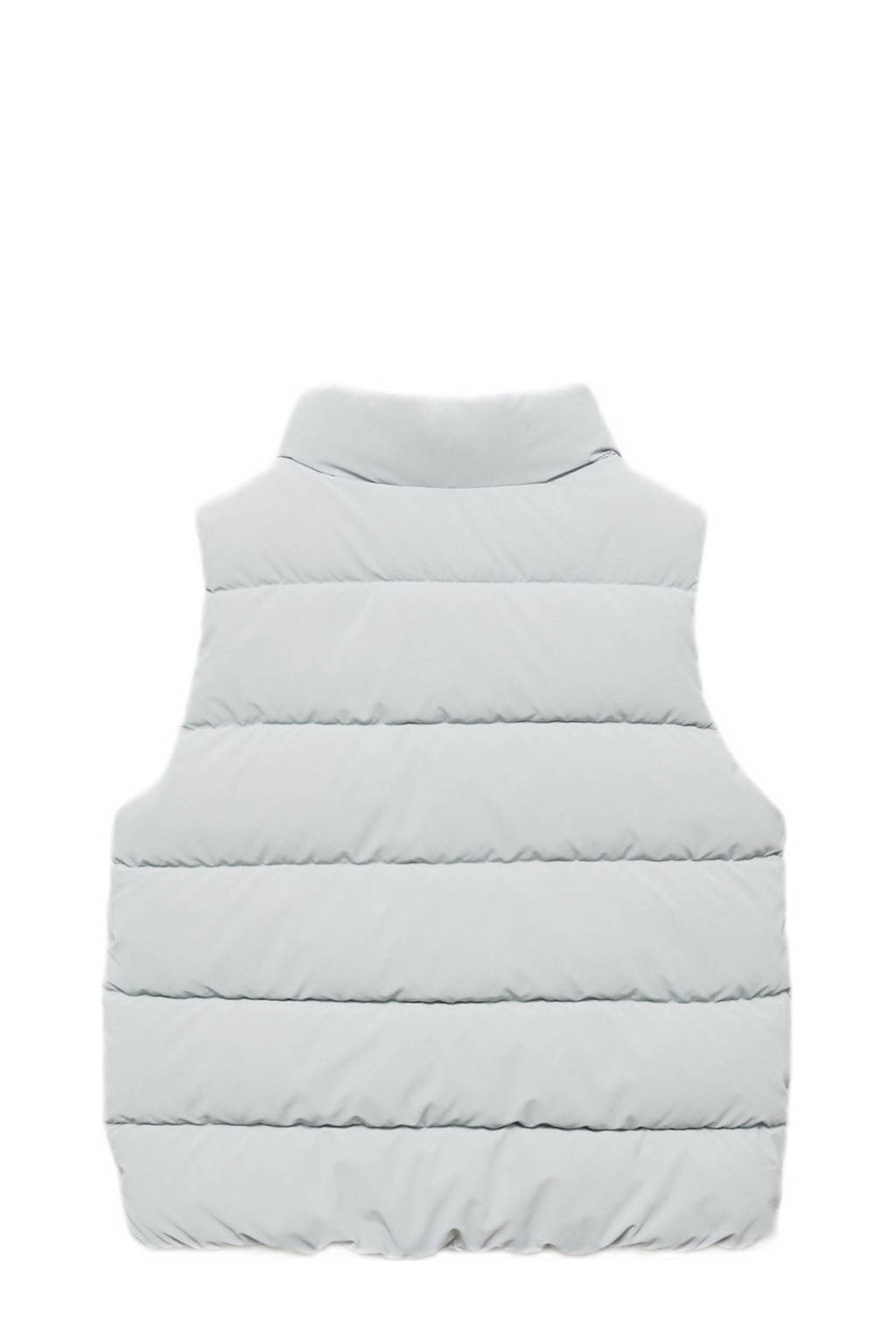 Mango Kids bodywarmer ijsblauw/zwart