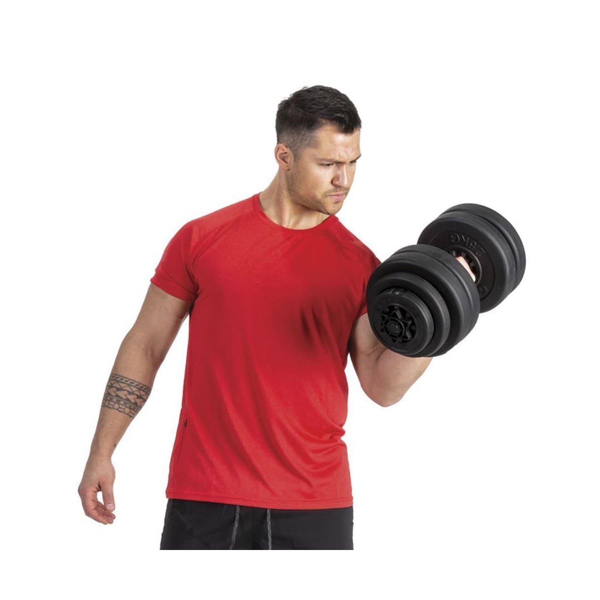 Gymstick Vinyl Dumbbell Set 15kg