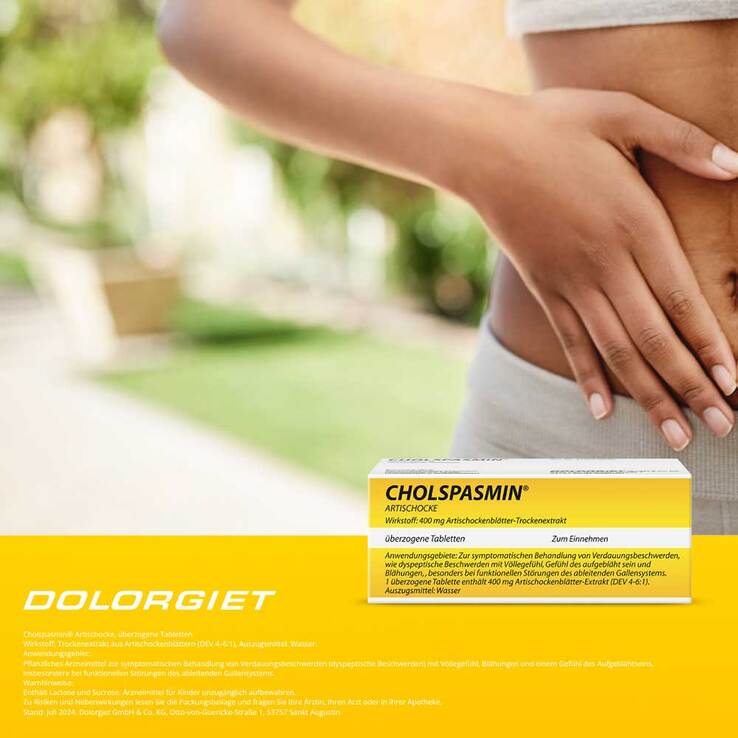 Cholspasmin Artischocke überzogene Tabletten, 50 St