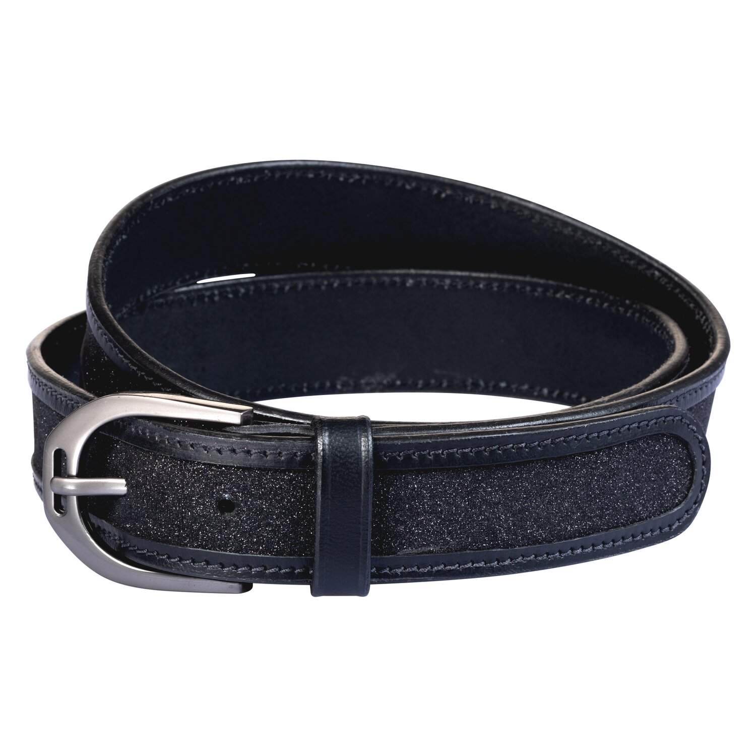 Cheval de Luxe Gürtel mit Glitzerdesign - black