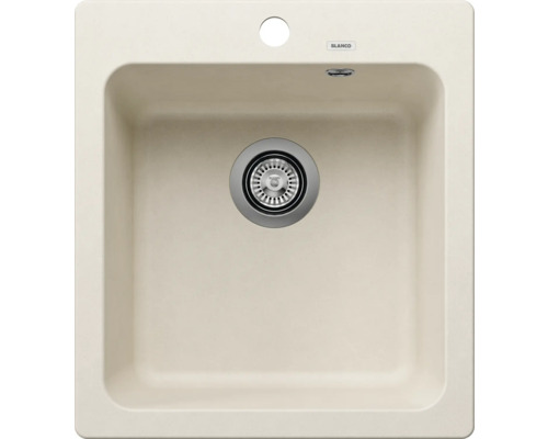 Blanco NAYA 45 spoelbak, 465 x 510 mm, zacht wit, 527126