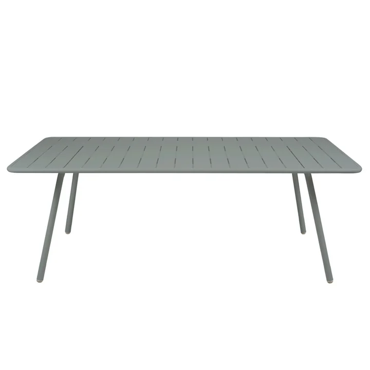 Fermob - Luxembourg Tisch, rechteckig, 100 x 207 cm, gewittergrau
