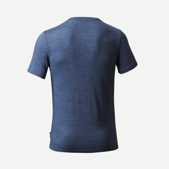 Decathlon Forclaz - Camiseta Forclaz Masculina de Viagem em Lã Merino 500