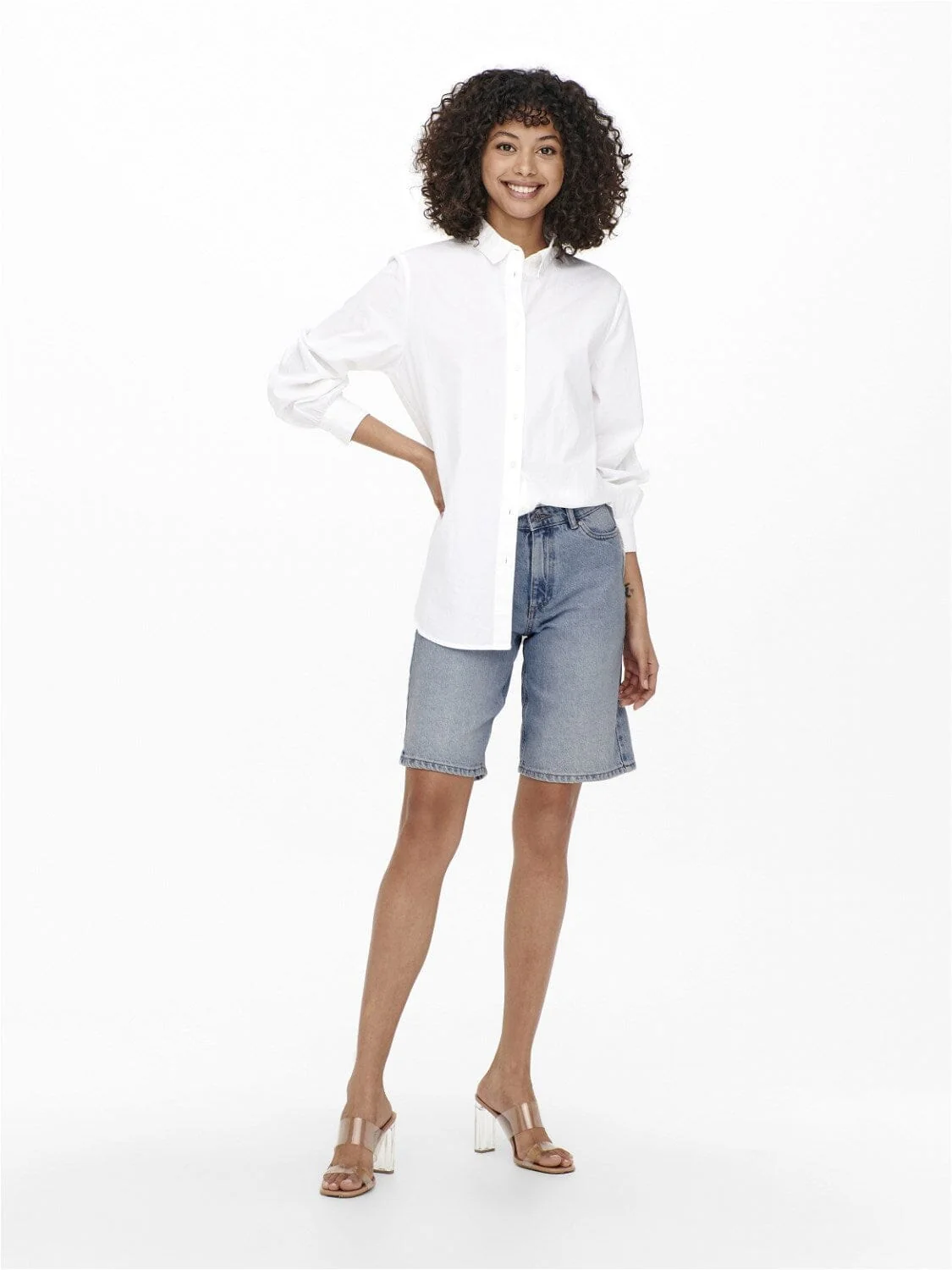 Only Onlsonny hw wide dnm shorts