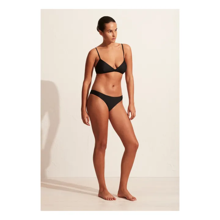 Matteau Haut de Maillot Tri Crop | Noir