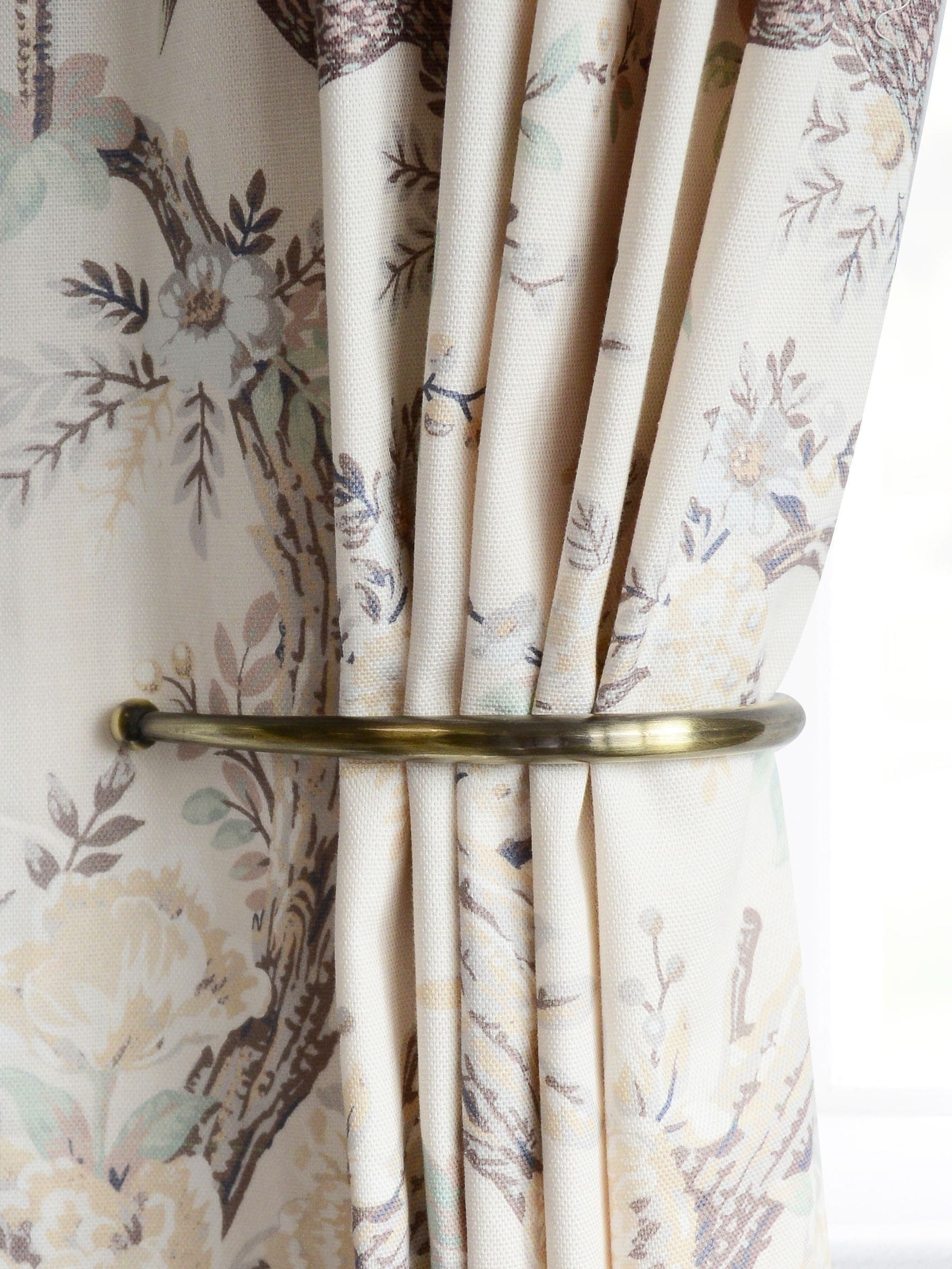 Laura Ashley Set of Two Ball End Curtain Holdbacks