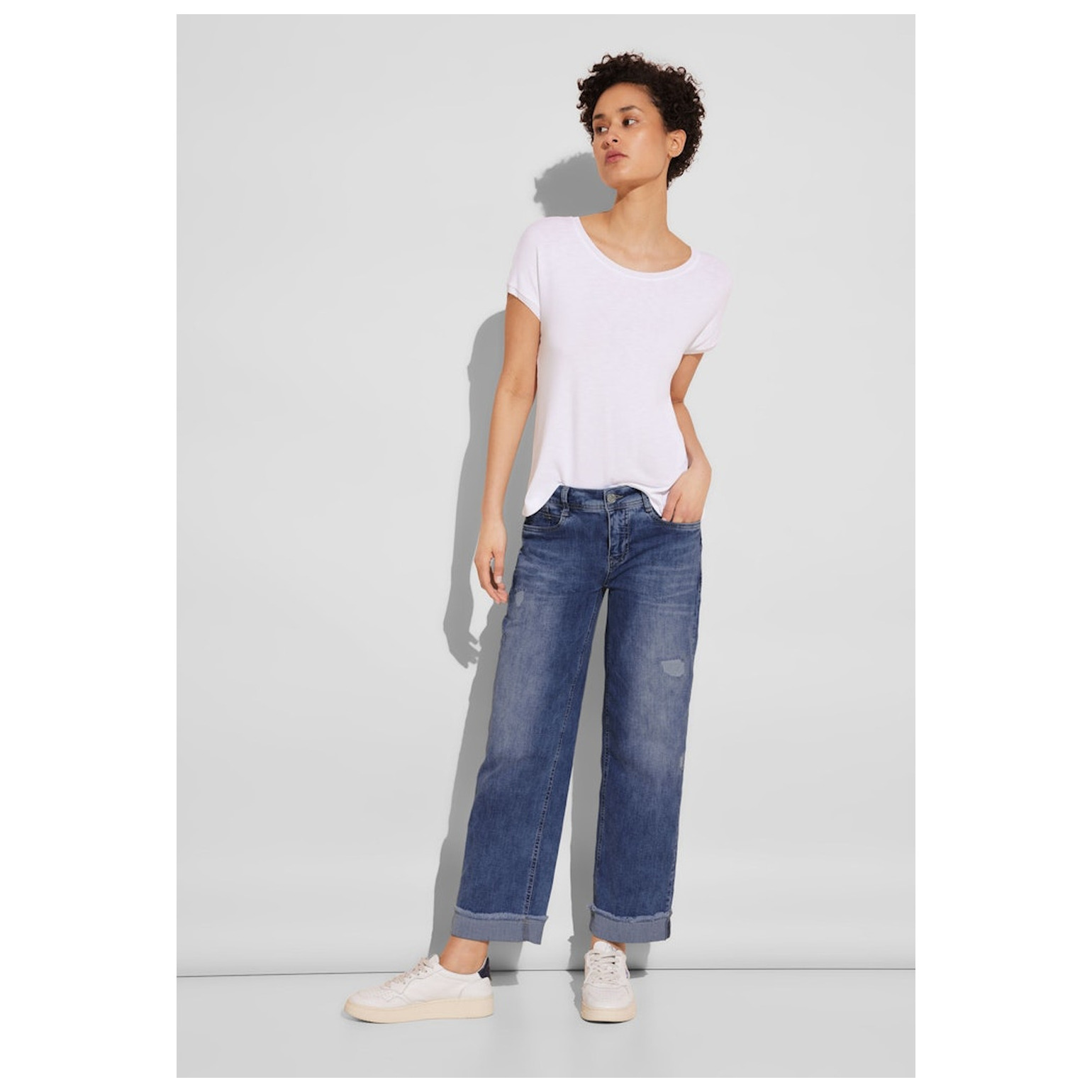 Street One LTD QR Denim-Straight Leg,mw,i