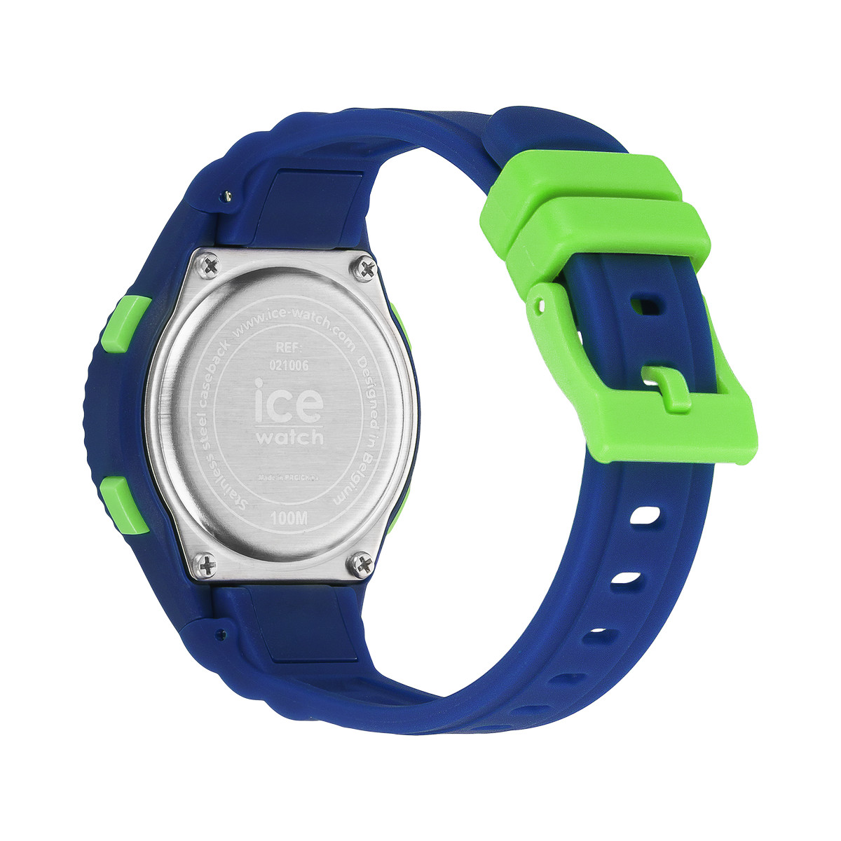 Montre ICE WATCH homme plastique bleu bracelet caoutchouc bleu