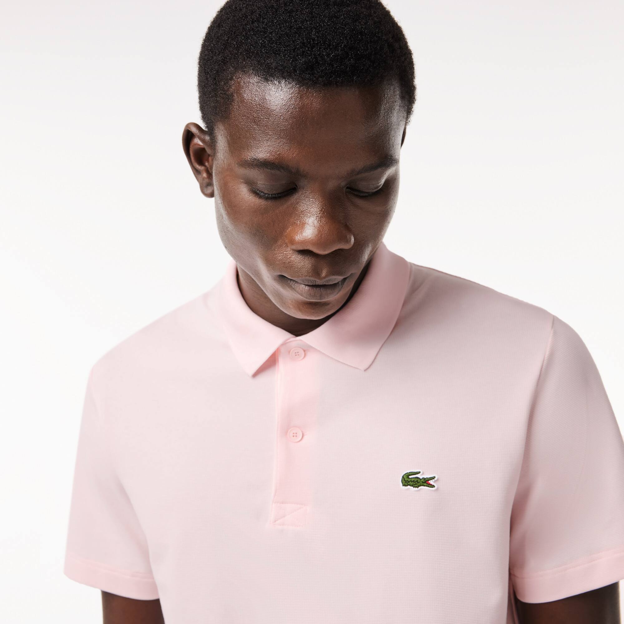 Polo regular fit coton polyester Manches Courtes - Rose - Lacoste - Homme