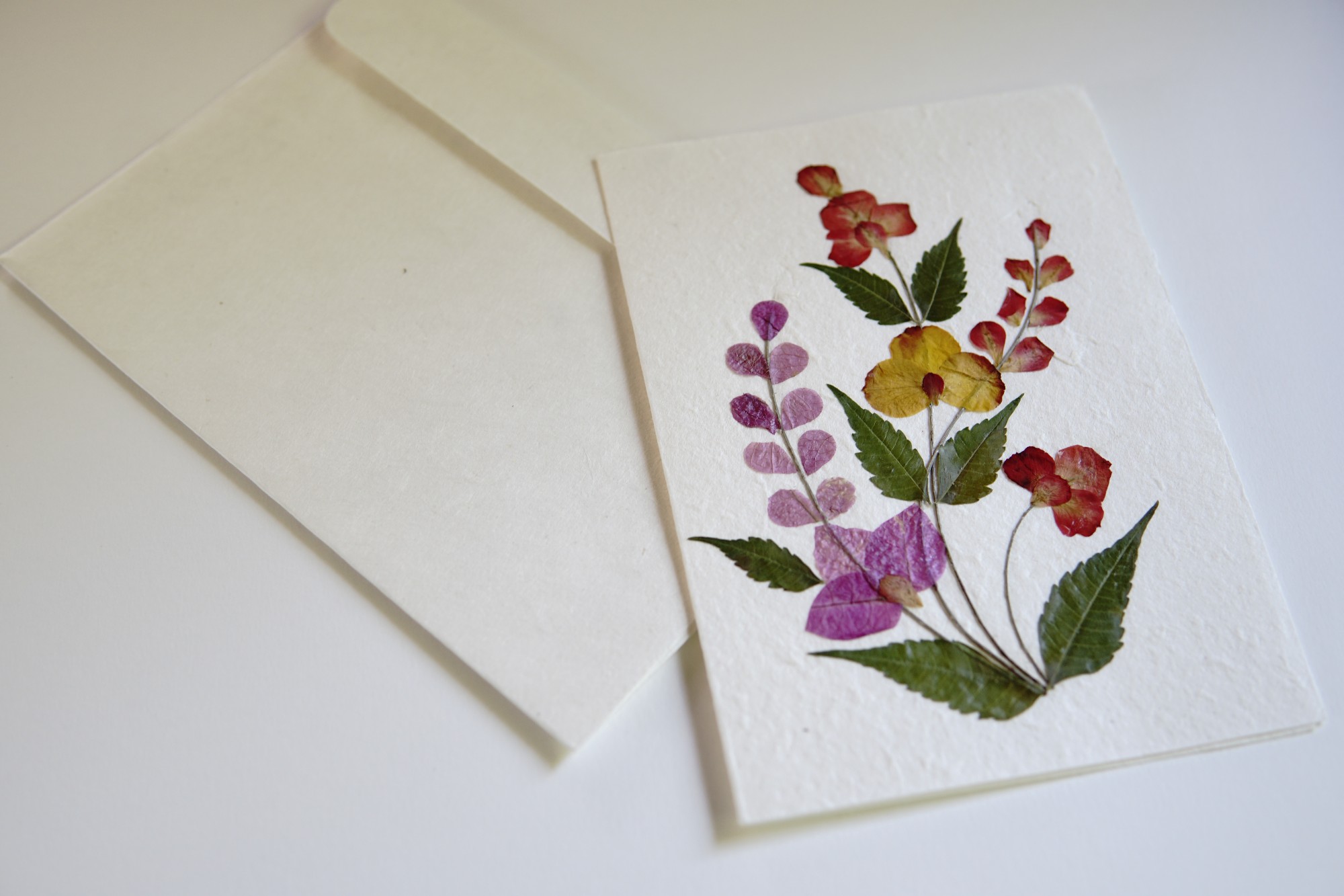 Grußkarte 'Blumen', mit Umschlag, H 18 cm, B 12,5 cm günstig bestellen