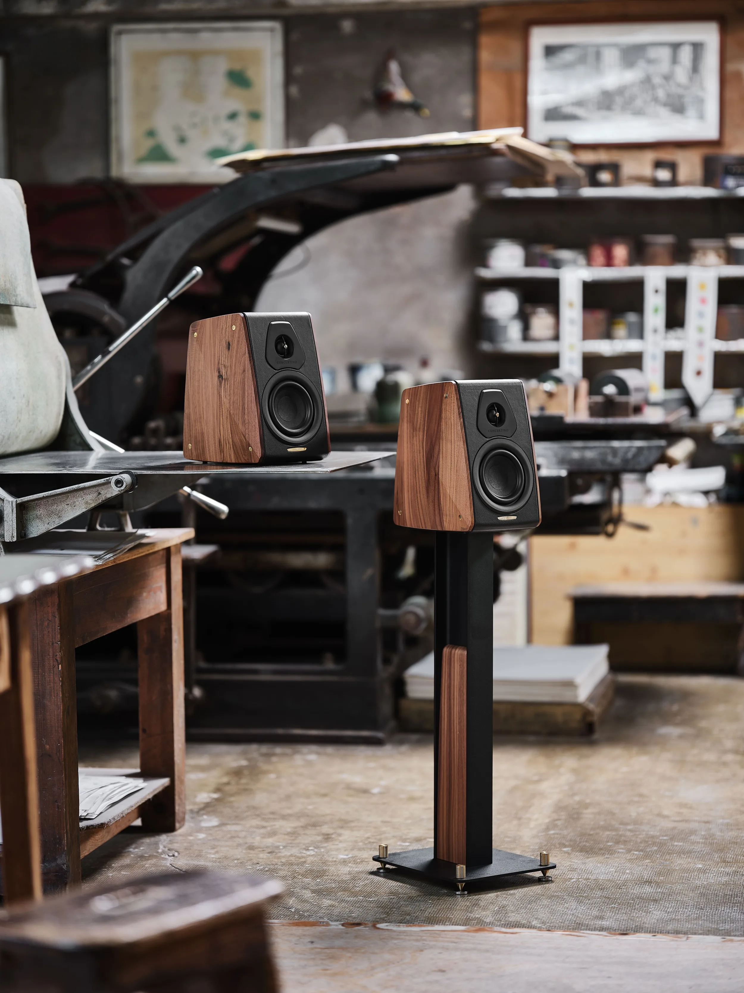 Sonus Faber Concertino G4 Noyer (la paire) Enceintes bibliothèque