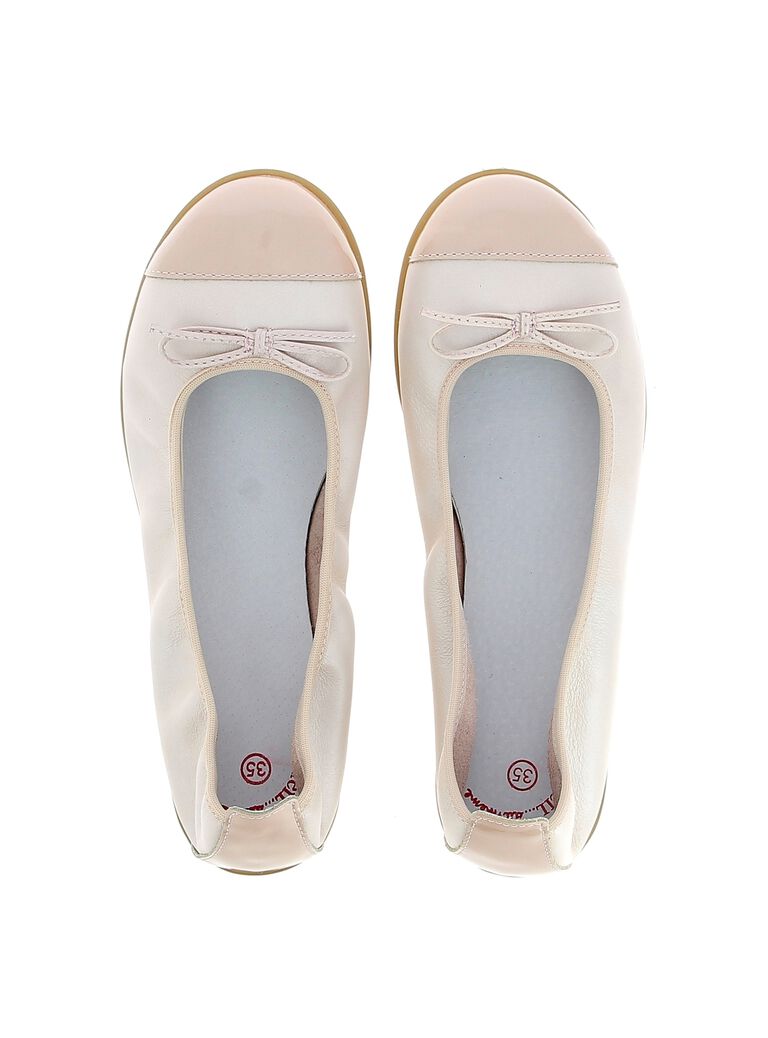 Ballerine en cuir fille