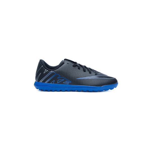 Nike Chuteiras Mercurial Vapor 15 Club Turf Jr Black-Chrome-Hyper Royal 33 - DJ5956-040-33
