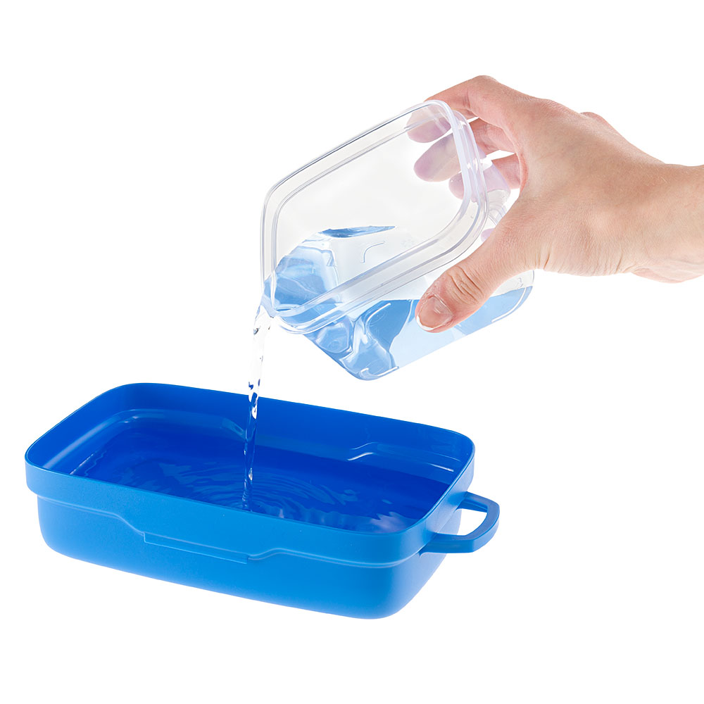 Ferplast pet ristò jeu de gamelles voyage chiens fermeture hermétique porte nourriture eau