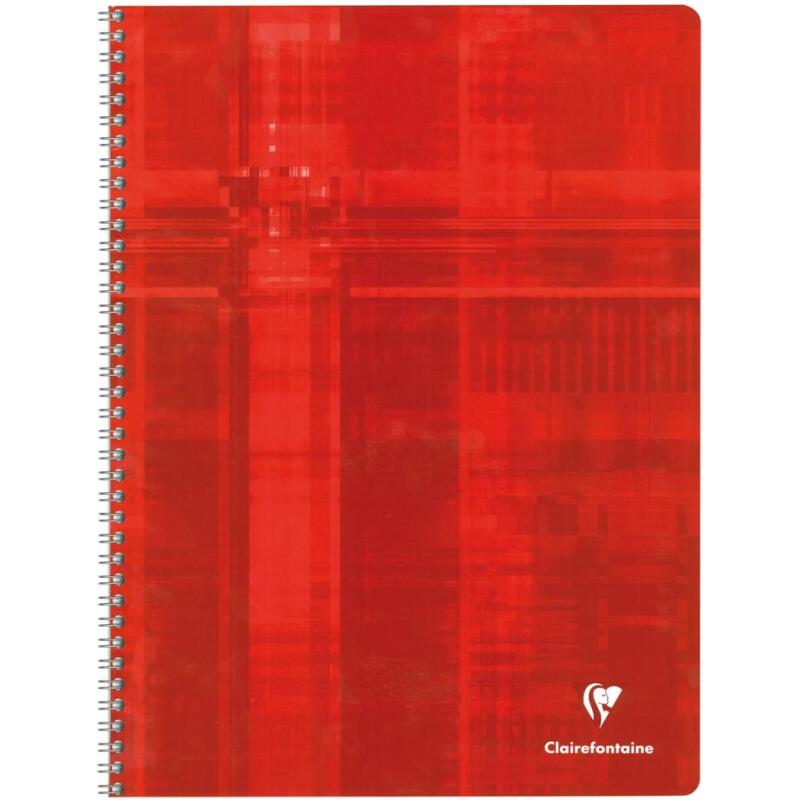 Cahier reliure intégrale 24x32 cm 180 pages grands carreaux - Assortis