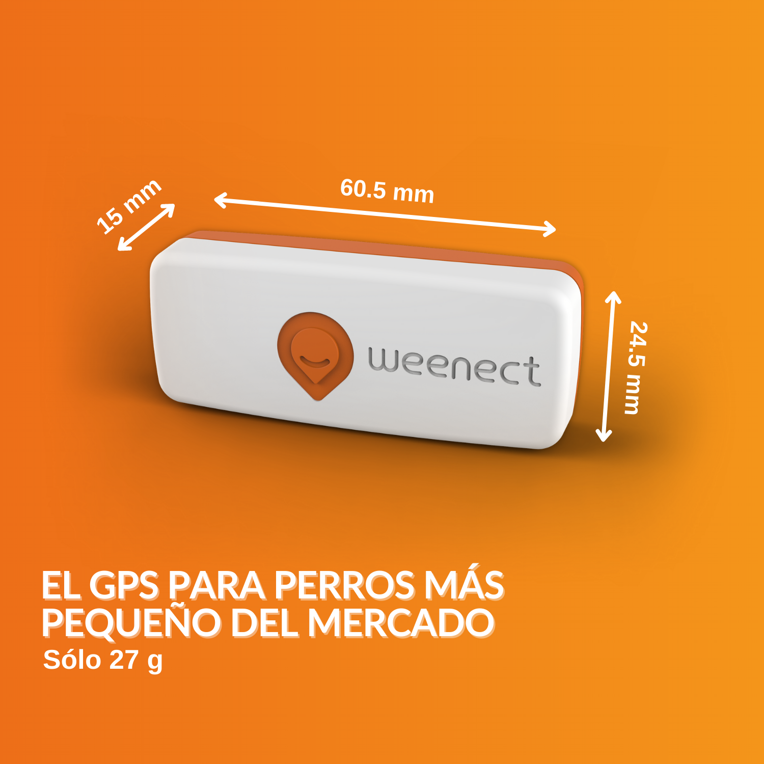 Weenect XS - GPS para cães (Branco)