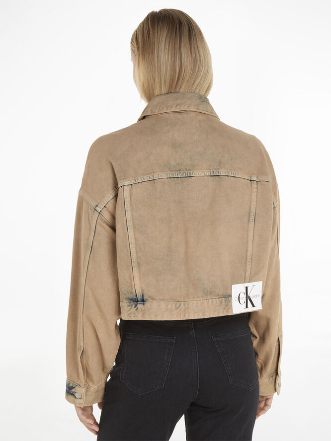 Calvin Klein Denim cropped jacket 1a4
