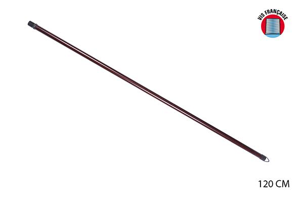 MANCHE BOIS VERNI 120CM VIS FRANCAISE