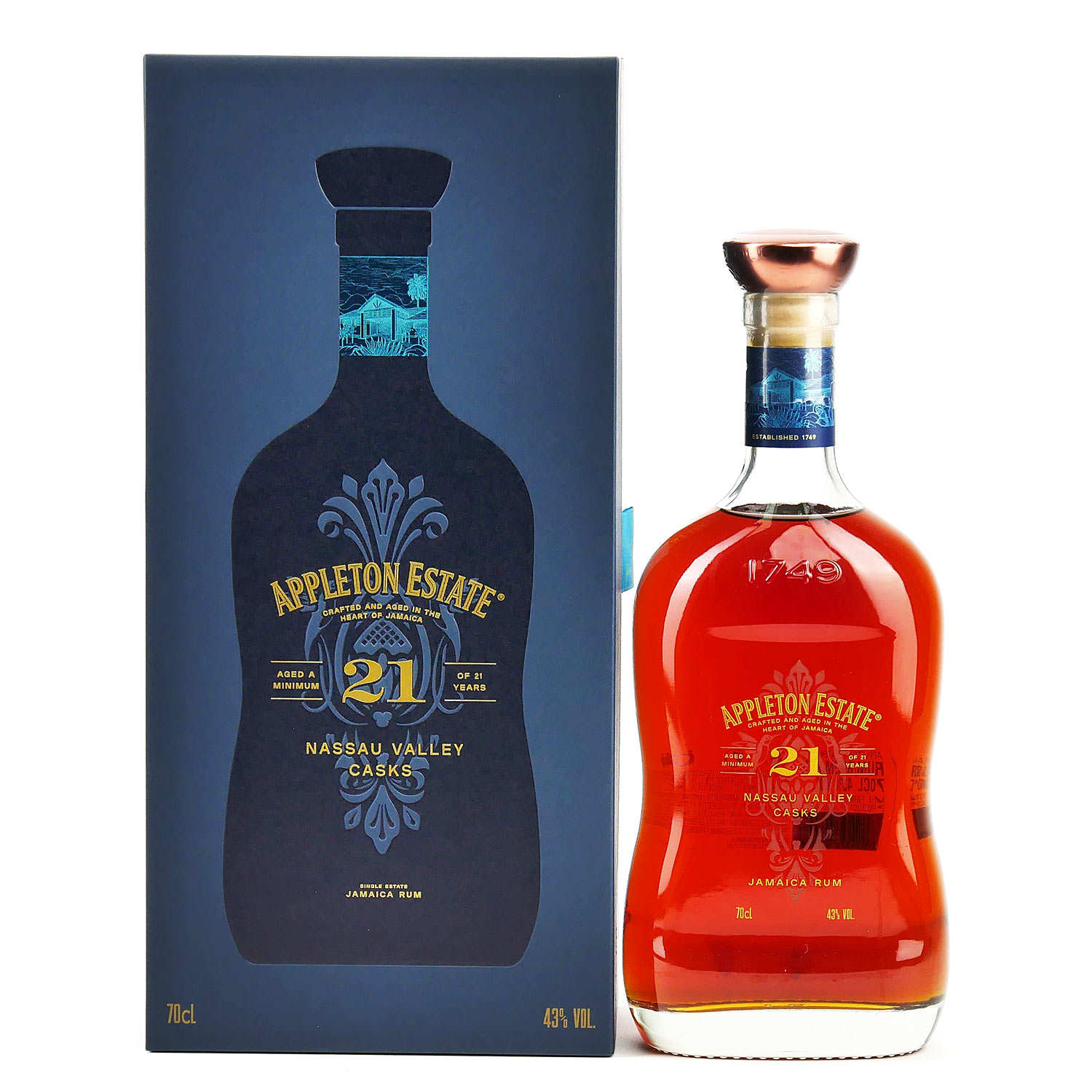 Appleton Estate 21 ans d'âge - Rhum de la Jamaïque - 43%