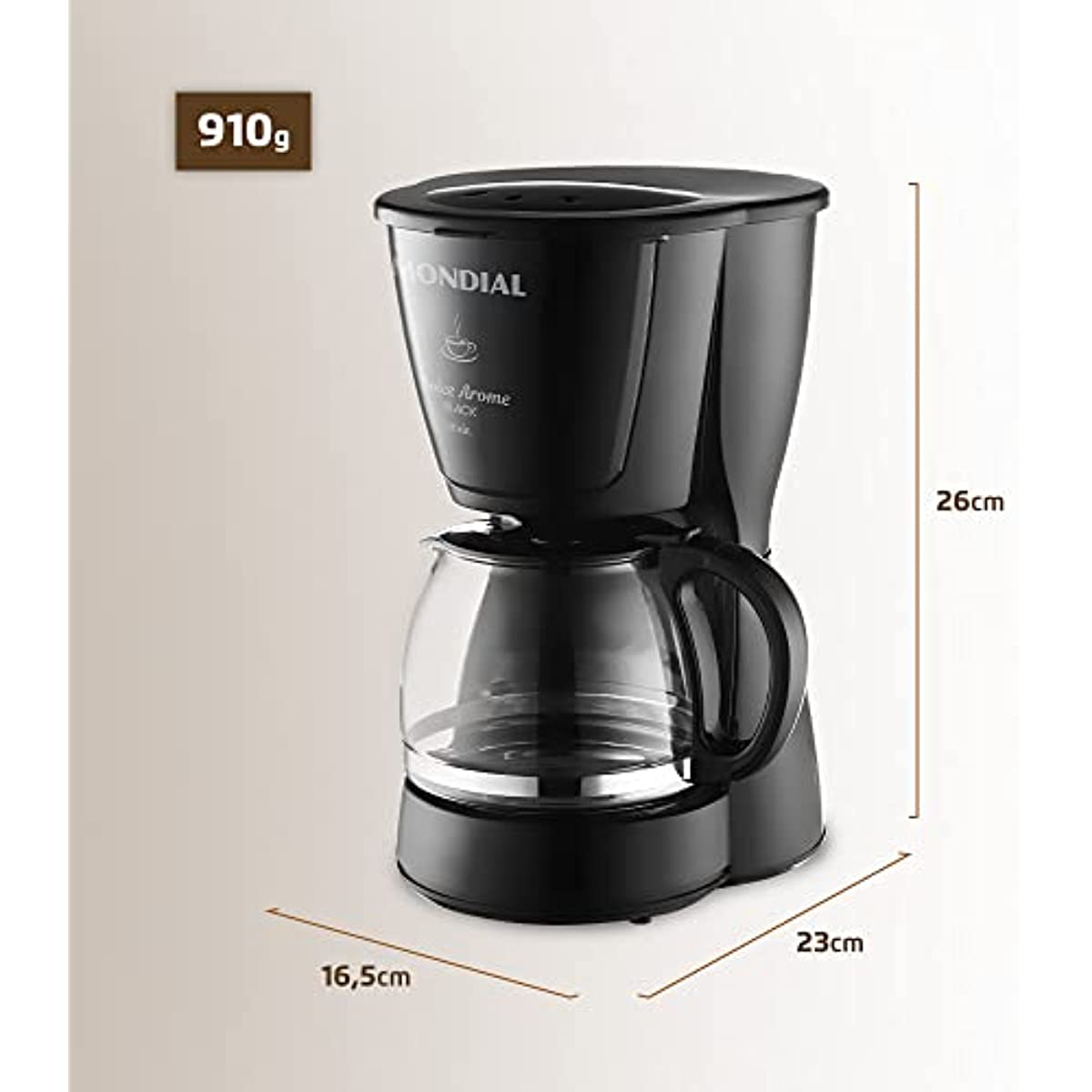 Cafeteira El&eacute;trica Dolce Arome, 110V, Mondial - C-30-18X-FB