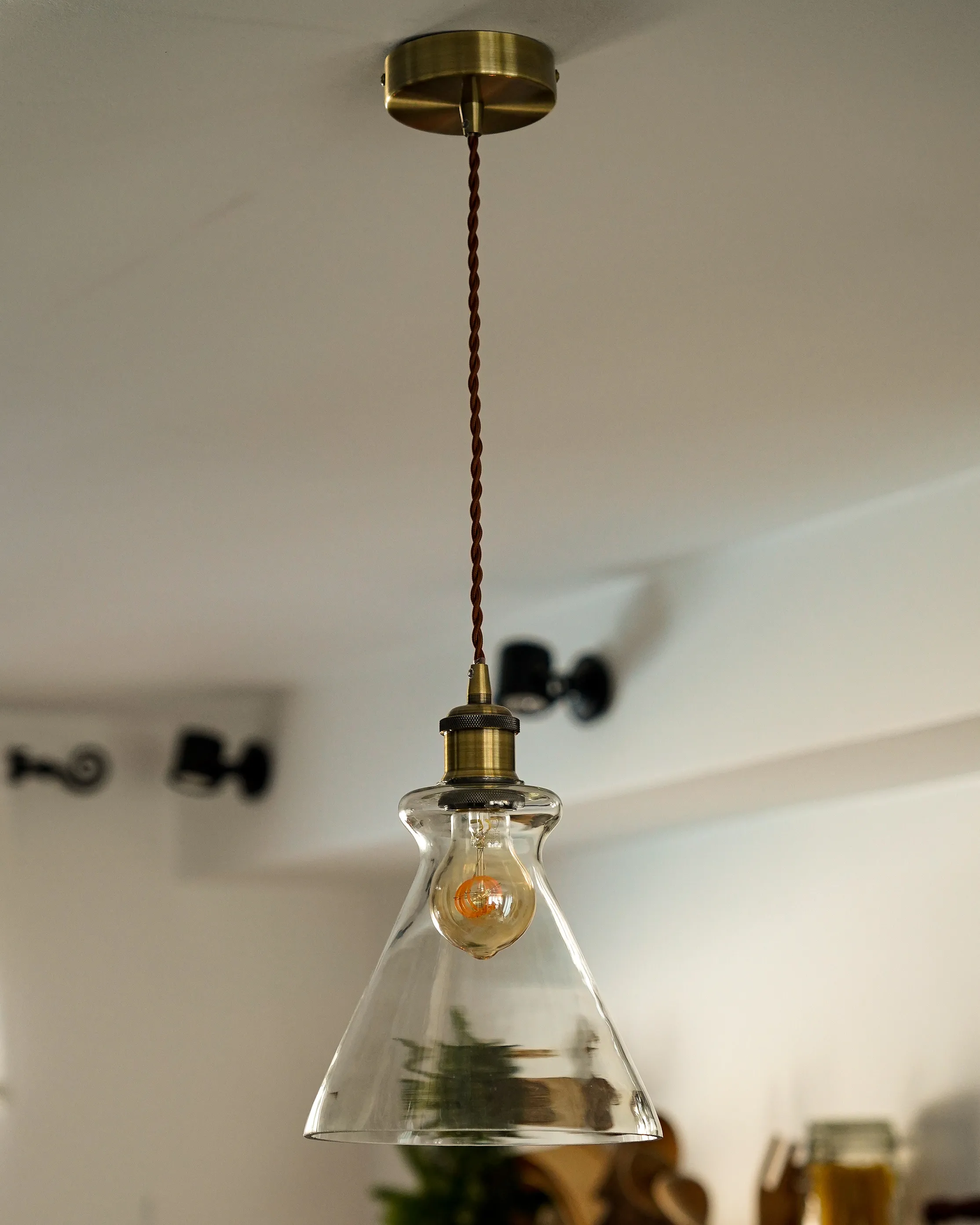 Hanglamp BERGANTES Glas Transparant