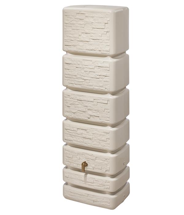 4rain Wandtank Slim Stone Decor, 350 l, ca.
