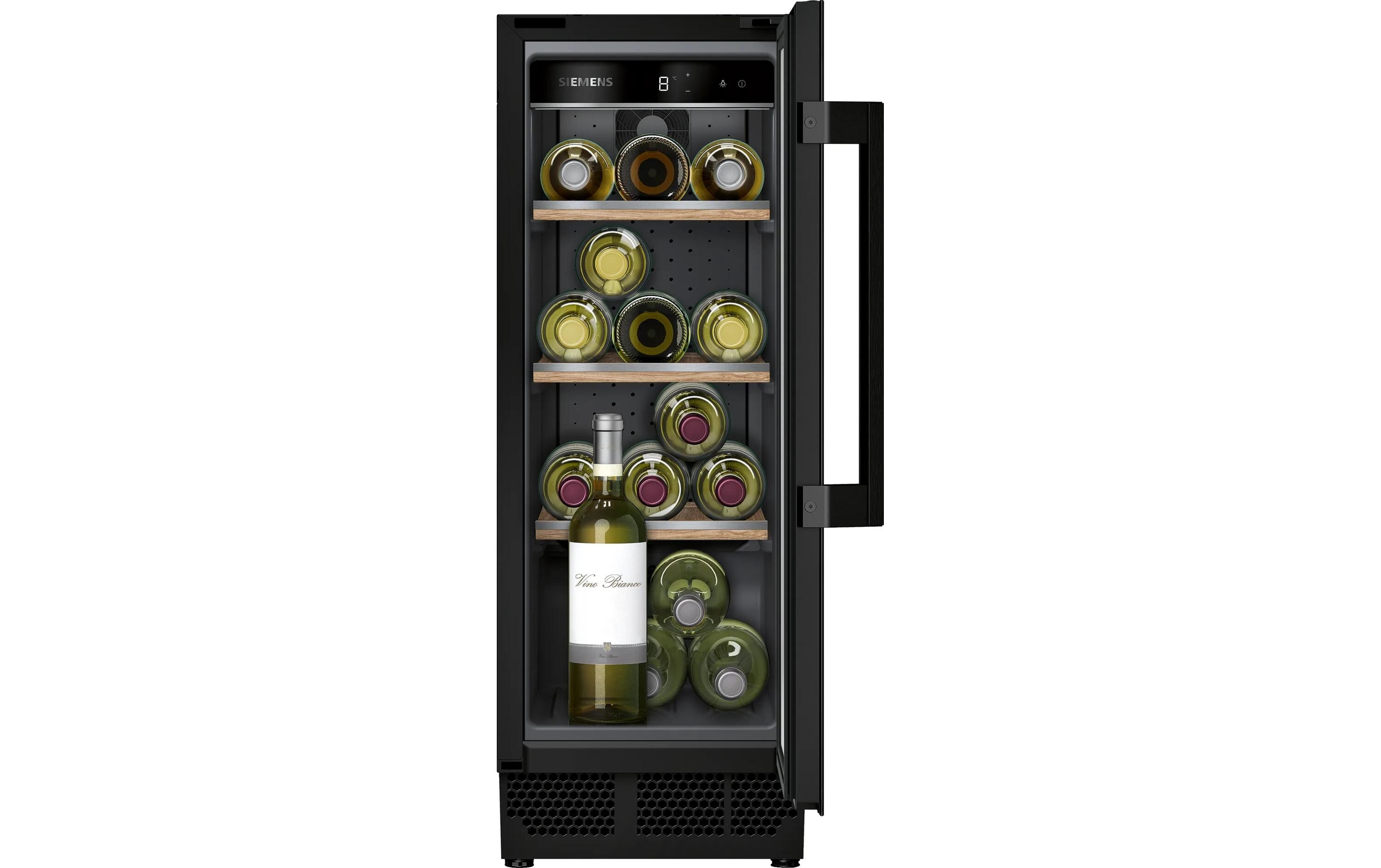 Weinkühlschrank iQ500 KU20WVHF0 Schwarz, Rechts, Wechselbar<br>Weinklimaschrank