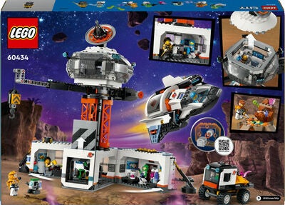 LEGO City 60434 Rombase og utskytningsrampe for rakett