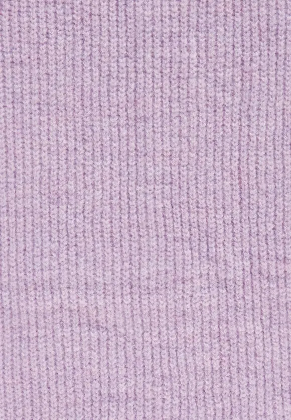 Langer Strickschal - soft pure lilac melange